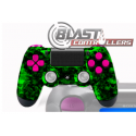 Manette PS4 FPS avec peinture custom Mephisto