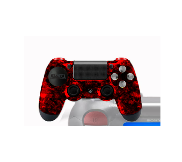 Manette PS4 pour PC avec peinture perso Moon