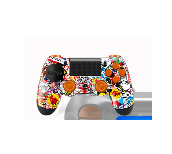 Manette PS4 Pro Gamers Customisée Arès