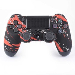MANETTE PS4 CAMO ROUGE SOFT TOUCH EXPRESS 48H