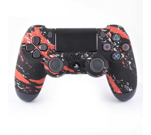 MANETTE PS4 CAMO ROUGE SOFT TOUCH EXPRESS 48H