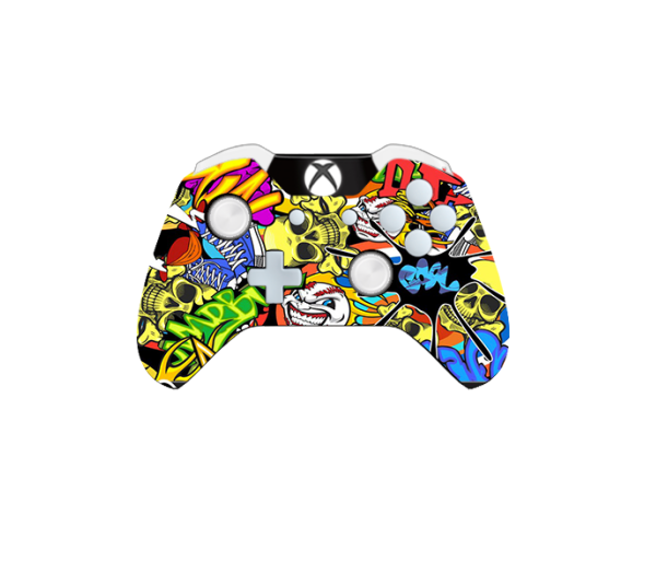 Manette Xbox One FPS avec peinture perso Titans