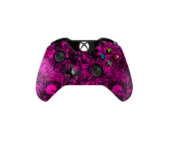 Manette XboxOne avec peinture customisée scary