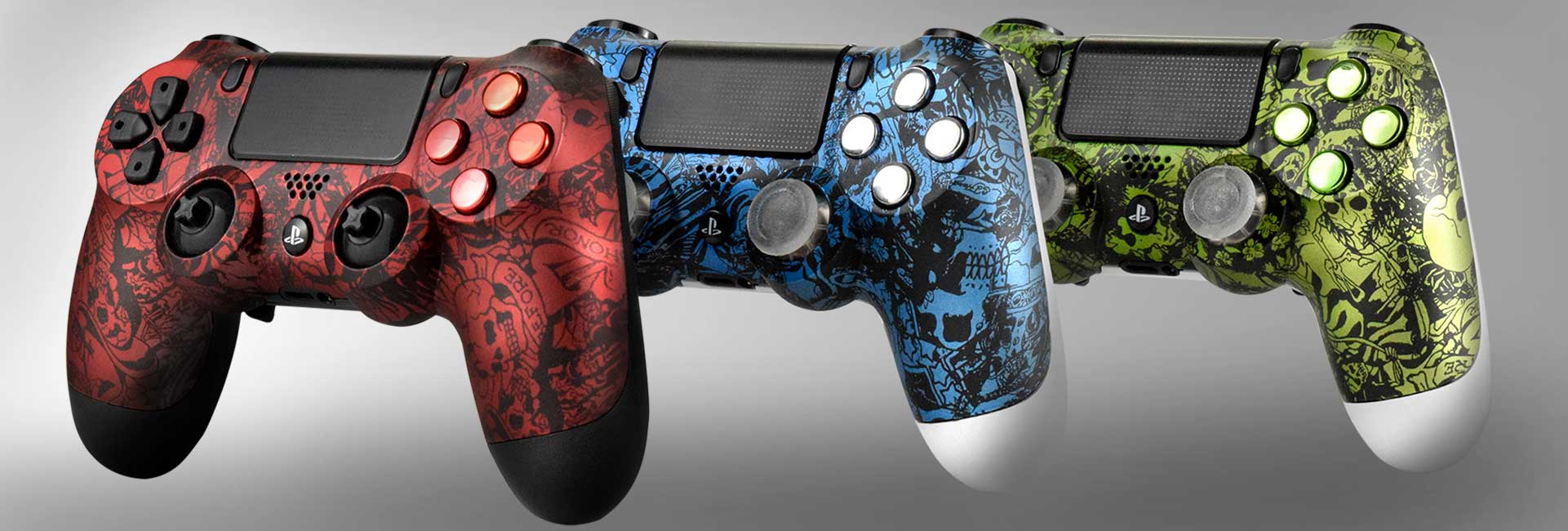 Manette PS4 personnalisée à palettes Xbox One - Blast Controllers